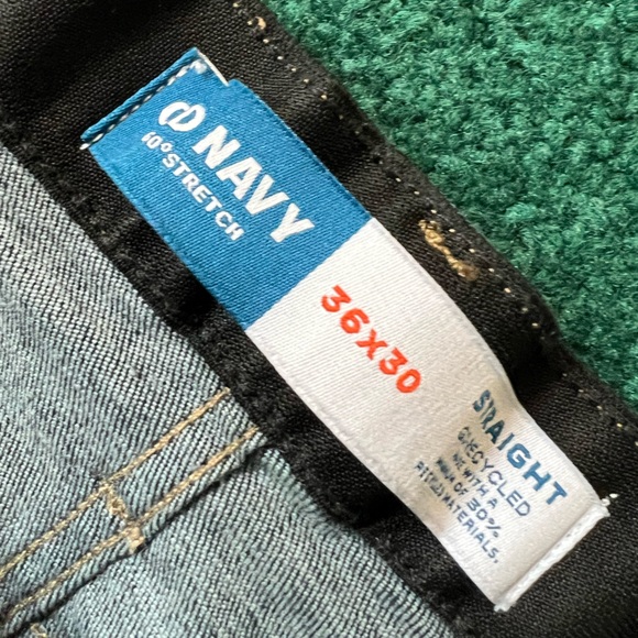 36x30 Old Navy Blue Jeans straight stretch - Picture 3 of 7